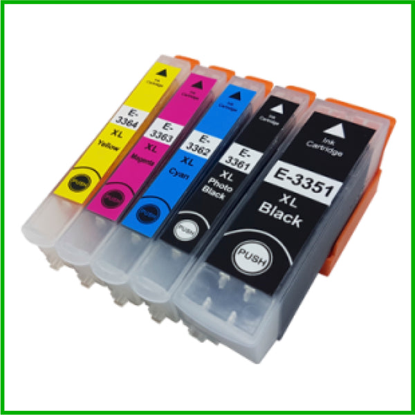 Compatible Epson 33XL Ink Cartridges (Orange)